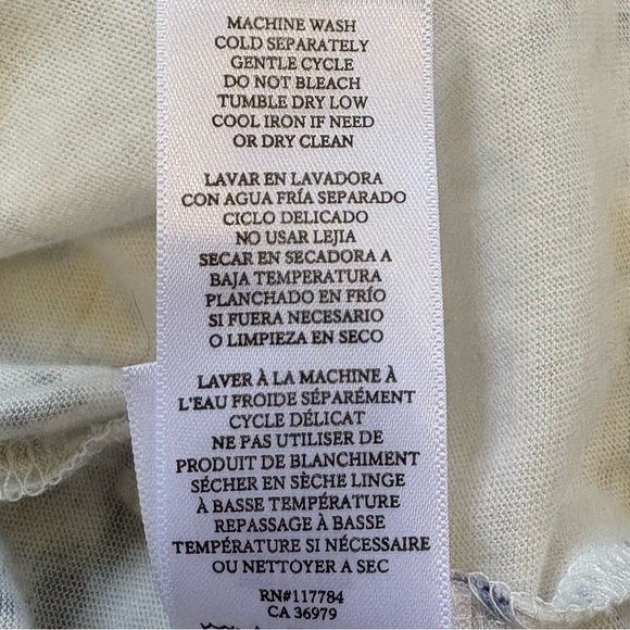 NWT RAILS The Racer Tank Blue Marble Cotton Size Medium - Picture 7 of 9